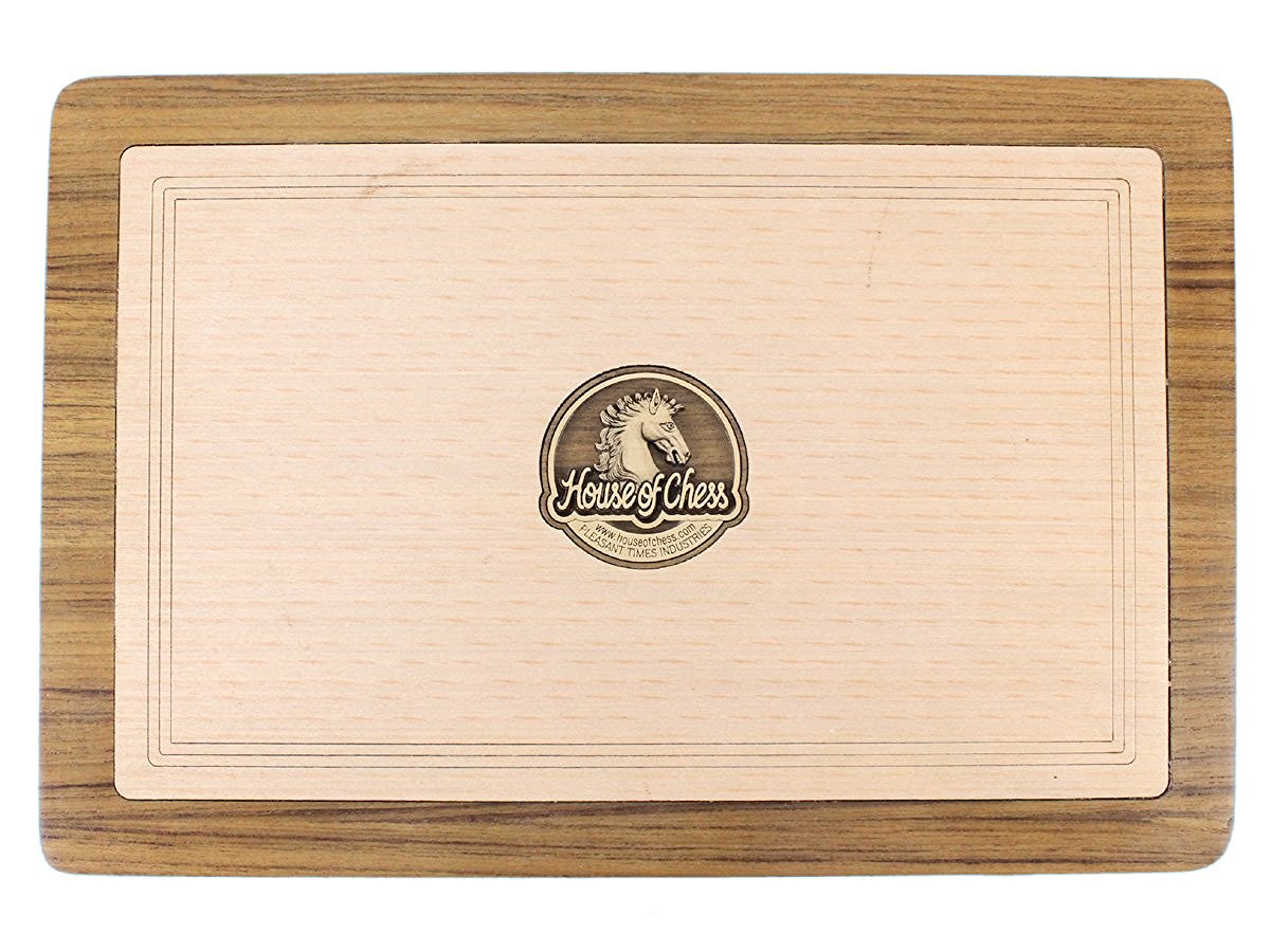 Empty Storage Chess box for Rio Chess Pieces Golden Rosewood